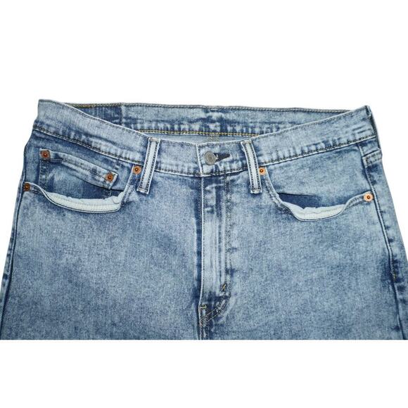 Levi’s 510 Skinny Fit Men’s Jeans – Light Wash Distressed Knees – W34 L30 - Picture 2 of 7